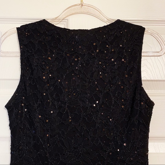 NWT Candalite black sequin lace dress - Picture 4 of 7